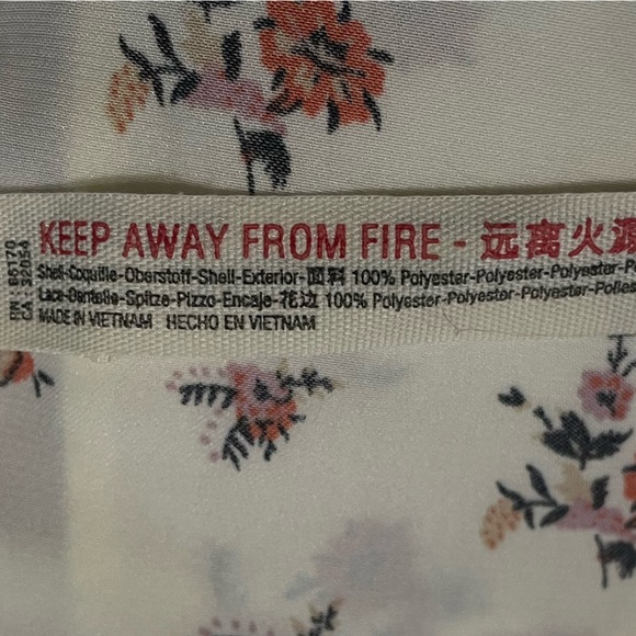 Free People Out And About Maxi Slip Dress in Ivory Combo Romantic Feminine Sz S - Picture 13 of 15